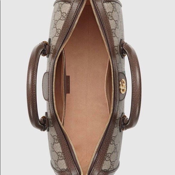 SOLD!✨NEW✨GUCCI✨GG GUCCISSIMA & LEATHER BOSTON BAG - Picture 13 of 16